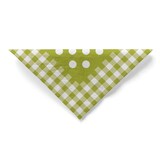 thumbnail of Sovie HOME Serviette Anton in Kiwi aus Tissue 33 x 33 cm, 20 Stück - Karo Punkte