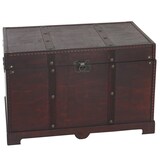 thumbnail of Décoshop26 - Coffre de rangement en bois design colonial 39x67x38cm poignées de transport latérales 04_0002496