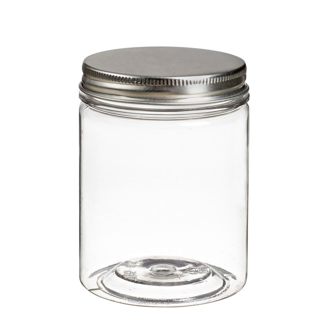 Verrine 210 cc avec couvercle aluminium vissé par 120 pièces JORIDEAL