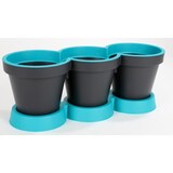 thumbnail of 20x Kräutertopf 3er Untersetzer Pflanzen Teller Blumenschale Gefäß Kübel Garten