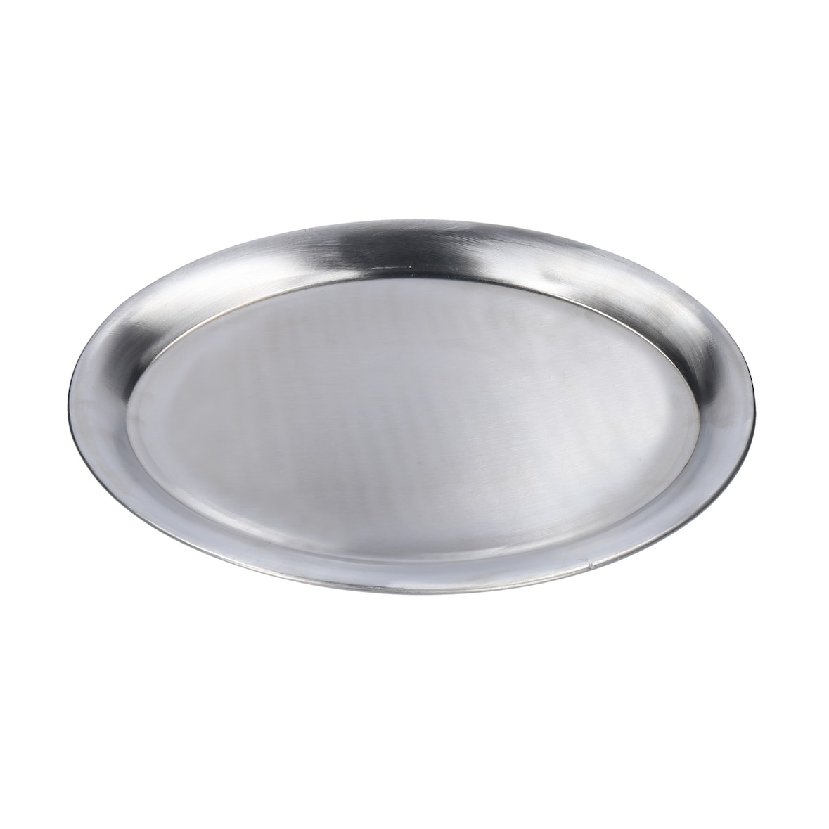 METRO PROFESSIONAL Bandeja para servir, acero inoxidable, 27 x 20 x 1.8 cm, ovalada, plata