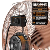 thumbnail of Brandson Windmaschine 160W, Bodenventilator, Ventilator, Standventilator, hoher Luftdurchsatz, stufenlos neigbar, Kupfer