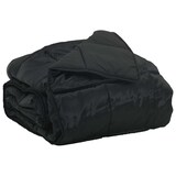 thumbnail of vidaXL Sommerdecke Schwarz 220 x 155 cm Satin und Mikrofaser
