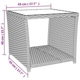 thumbnail of Set Da Pranzo Da Giardino 2 Pz Con Cuscini In Polyrattan Grigio
