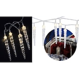 thumbnail of LED Eiszapfen Lichterkette warmweiß Innen/Außen