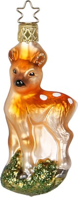 thumbnail of Christbaumschmuck Glas Rehkitz Hirsch Weihnachtskugeln Weihnachtsbaum Rentiere