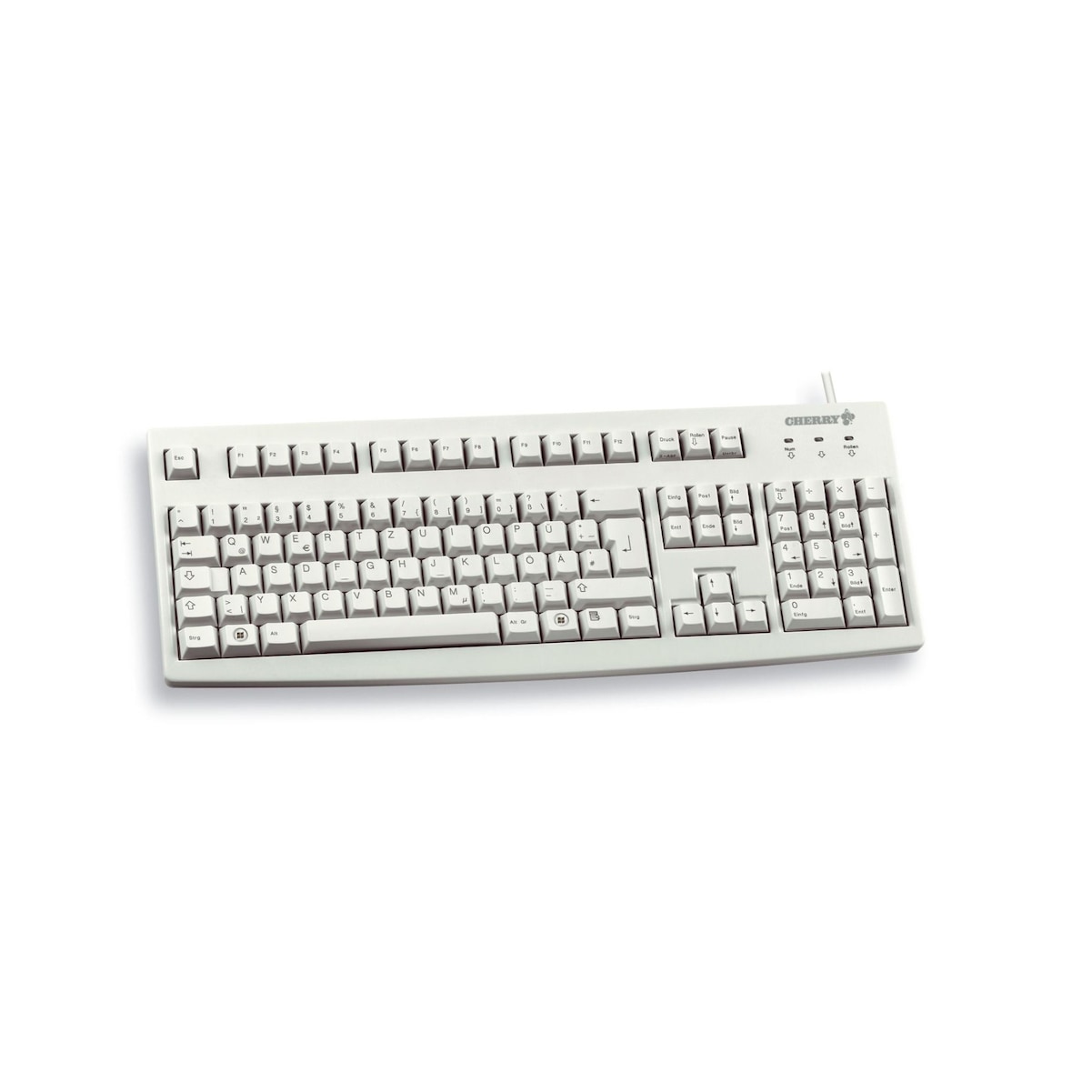CHERRY G83-6105 USB-Tastatur hellgrau