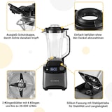 thumbnail of KLAMER Hochleistungsmixer 1800W, 1,75L Standmixer mit Tritan-Mixbehälter, Smoothie Maker mit 28000 U/Min, 9 Programme und 6 Klingen