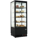 thumbnail of Koelvitrine | 98L | Zwart | 0°C/+12°C | 5 Schappen | 428x386x1110(h)mm