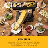 thumbnail of Appenzell Peak Raclette mit Grill 1000W Thermostatschalter schwarz Schwarz