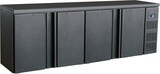thumbnail of Barkühlschrank TOKEH | 4x abschließbare Tür + LED | 698 Liter, HxBxT 86x254,2x51,3cm | 0/+10°C | Schwarz + CHEFGASTRO Geschirrtuch