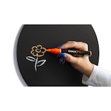 thumbnail of ALLboards Schwarze magnetische Kreidetafel rund 30 cm