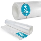 thumbnail of 3 Rolos de Filme Estirá­vel Transparente 51cmx190m | Embalagem para Paletes e Mudanças