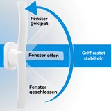 thumbnail of Fenstergriffe weiß 6 Stück Aluminium Terassentürgriff außen Fenstergriff Balkontürgriff Griff