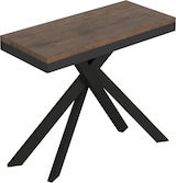 thumbnail of Ausziehbare Konsole 90x40/196 cm Saki Small Evolution Walnuss-Anthrazit-Gestell