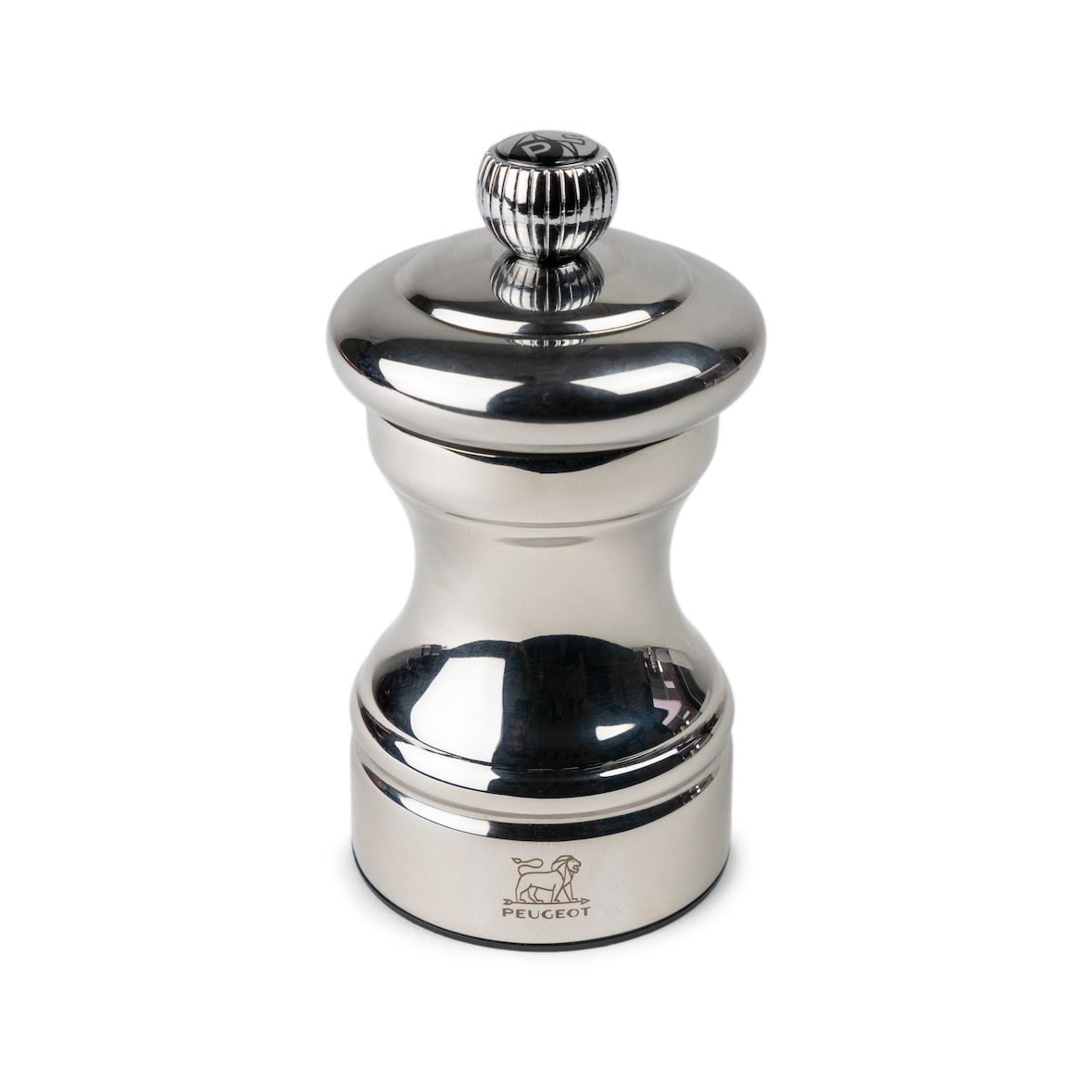 PEUGEOT Pfeffermühle BISTRO CHEF 10cm Acryl Chrom Glänzend Stahlmahlwerk
