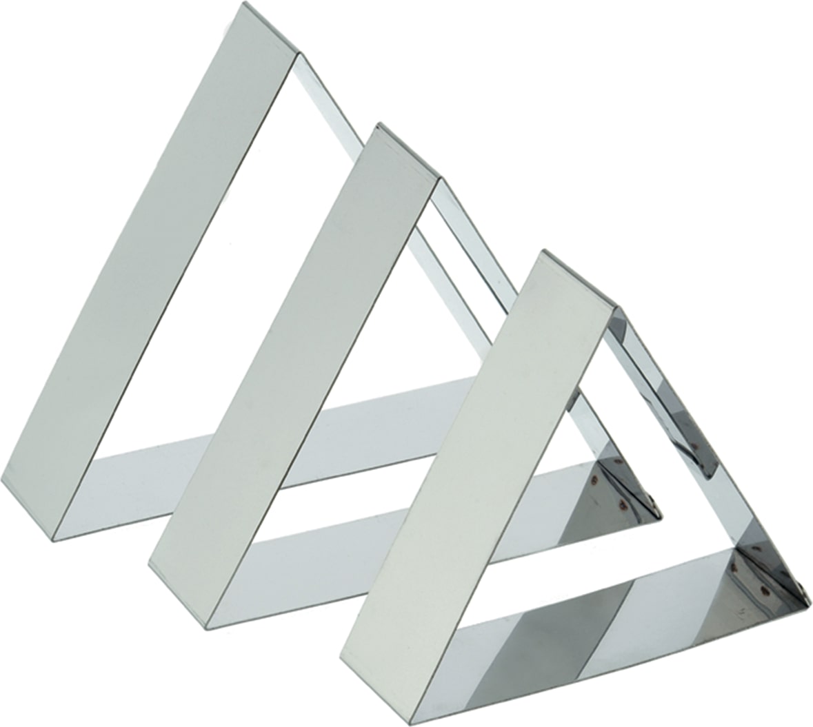 Schneider - Tortenring "Dreieck", Edelstahl, 180 x 50 mm
