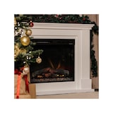 thumbnail of LUENA - Vrijstaande elektrische LED-haard - 28" - Mat wit - 125 x 95 x 31