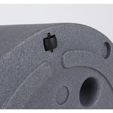 thumbnail of Blumenkübel `Kubus` Übertopf Outdoor ø39cm H33cm Pflanzengefäß grau mit Rollen Grau 39