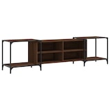thumbnail of Helloshop26 - Multimedia-TV-Ständer TV-Regal TV-Schrank Esszimmer Wohnzimmer Schlafzimmer Eiche 203 x 37 x 50 cm braunes 02_0027208