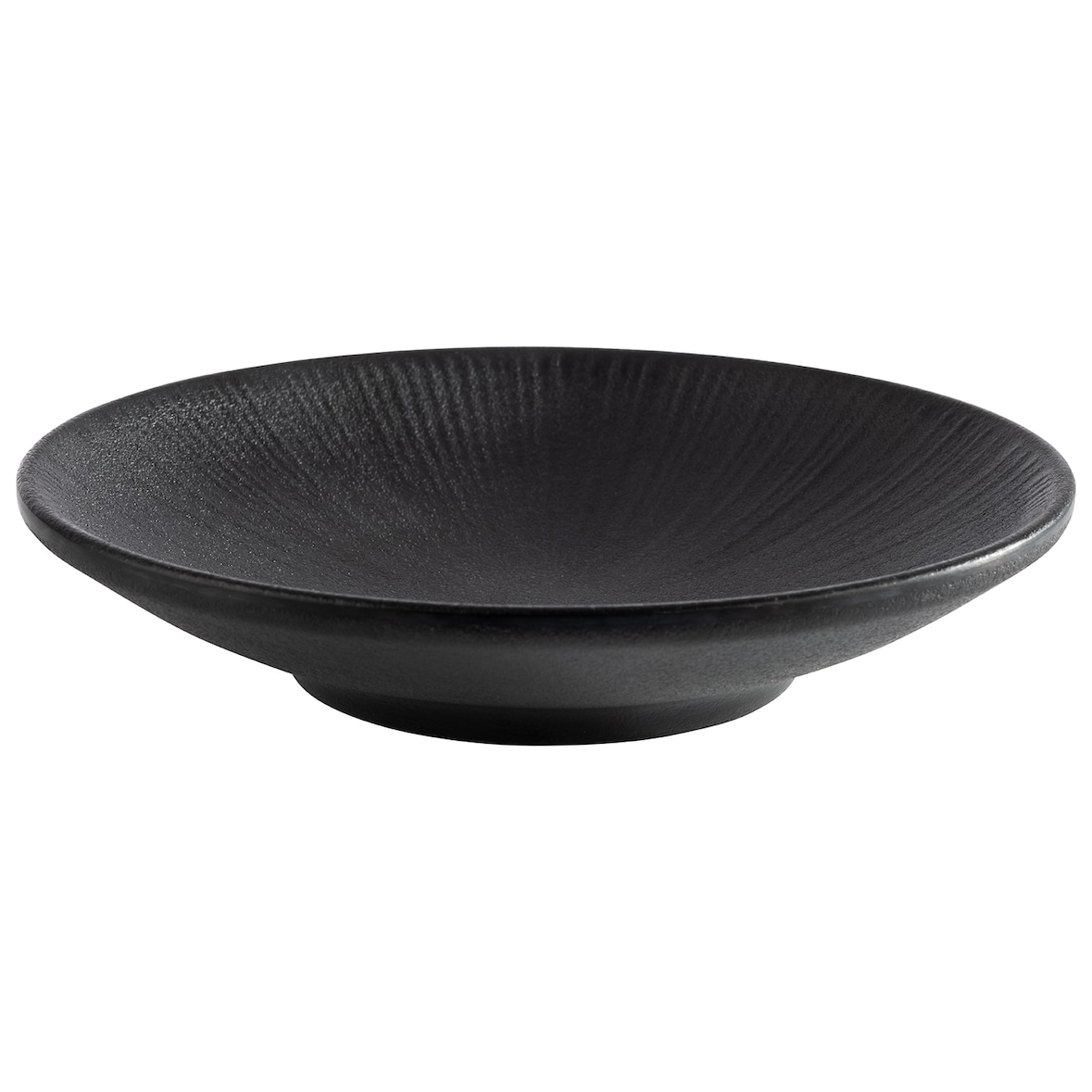 APS bord, melamine, Ø 15 cm, zwart