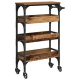 thumbnail of vidaXL Keuken Trolley Oud Hout 53 x 20 x 76 cm Bewerkt hout