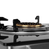 thumbnail of Orbegozo hornillo a gas FO 2720, 2 quemadores triple Corona, Butano o Propano, Encendido piezoeléctrico, Superficie de Cristal Templado, Cuerpo inox