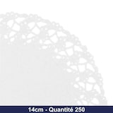 thumbnail of Rodales Calados  53 G/M2 Ø 14 Cm Blanco Papel (250 Unidades)
