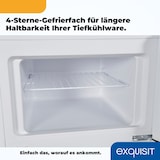 thumbnail of Exquisit Kühl-Gefrierkombination KGC270-45-040E weiss, 206 l Fassungsvermögen