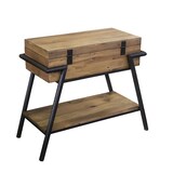 thumbnail of Console valise cirée 86 x 40 x 78