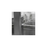 thumbnail of Mesa de preparación refrigerada SKYRAINBOW de acero inoxidable 3 puertas 260 litros 1365x700mm. Mesa fría bajo mostrador de restaurante y hostelería.