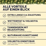 thumbnail of Casaria Weihnachtsgirlande 5m 100 LED Outdoor Girlande Weihnachten Tannengirlande Außen Weihnachtsdeko