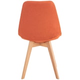thumbnail of Set van 4 eetkamerstoelen Linares oranje/Stof