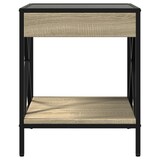thumbnail of vidaXL Couchtisch mit Infinity-LED Sonoma-Eiche 40x40x49 cm