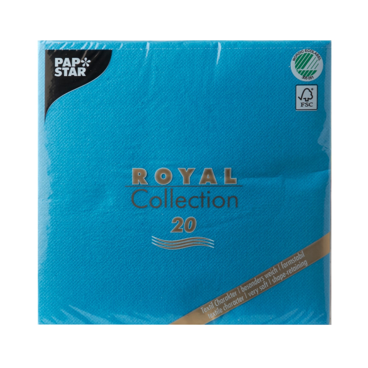 Papstar Servietten RC türkis