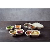 thumbnail of 225x DUNIFORM Schale Take-away 250 x 159 x 43 mm Braun ungeteilt