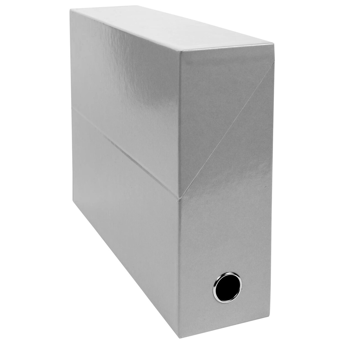 Exacompta - Réf. 89937E - Carton de 5 boites transfert dos 90mm Iderama - Gris