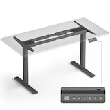 thumbnail of ONKRON Scrivania Regolabile fino a 100 kg, Altezza con 2 Motori e Funzione Memoria, Scrivania con Supporto Regolabile CDF222E Nero