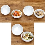 thumbnail of TOMMY 3tlg Schalen Set 11,3cm 14,2cm 17,5cm stapelbar weiß Porzellan