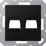 thumbnail of Jung Abdeckung 2-fach A 1569-25 WE SWM A1569-25WESWM