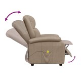 thumbnail of vidaXL Massagesessel Cappuccino-Braun Kunstleder