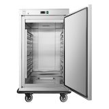 thumbnail of METRO PROFESSIONAL Carro caliente para banquetes GBT11021, acero inoxidable, 81.5 x 89.5 x 137.5 cm, GN 2/1, plateado