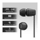 thumbnail of Sony Wi C100 écouteurs Avec Micro Intra Auriculaire Tour De Cou Bluetooth Sans Fil Noir