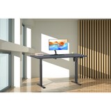 thumbnail of VCM Schreibtisch Lona Schwarz / Honig-Eiche H. 71-120 x B. 110 x T. 50 cm