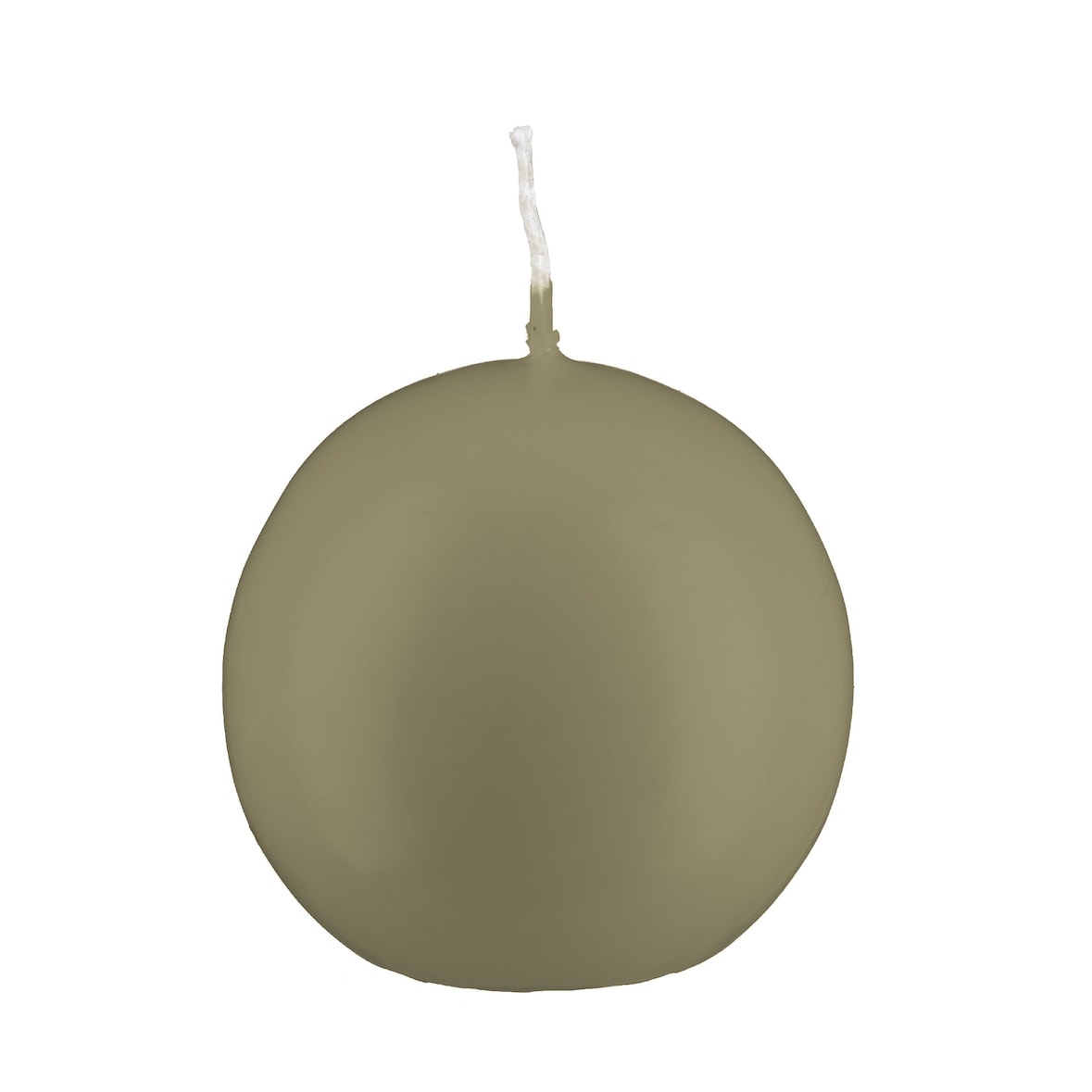 Kugelkerzen Antik Grün, Ø 7 cm, 12 Stück