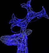 thumbnail of vidaXL LED-Rentier Weihnachtsdeko 90 LEDs 60x16x100 cm Acryl