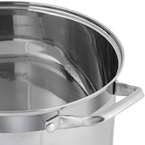 thumbnail of Resto Libra 92008 Stielkasserolle 13 l Ø 28 cm – Edelstahl 18/10 mit Glasdeckel – Induktionsgeeignet – Mit Messskala und Kapselboden