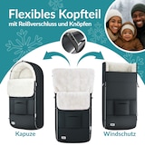 thumbnail of MONZANA® Babyfußsack Basic Grau