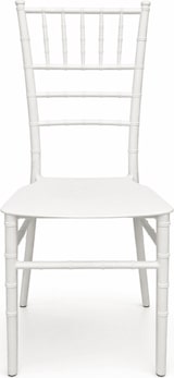 thumbnail of Silla Tiffany Basic blanca de polipropileno apilable para eventos