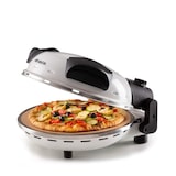 thumbnail of Forno per pizza elettrico Arite, in pietra refrattaria antiaderente di 32 cm di diametro. 5 livelli di cottura. Temperatura massima 400°.. Bianco